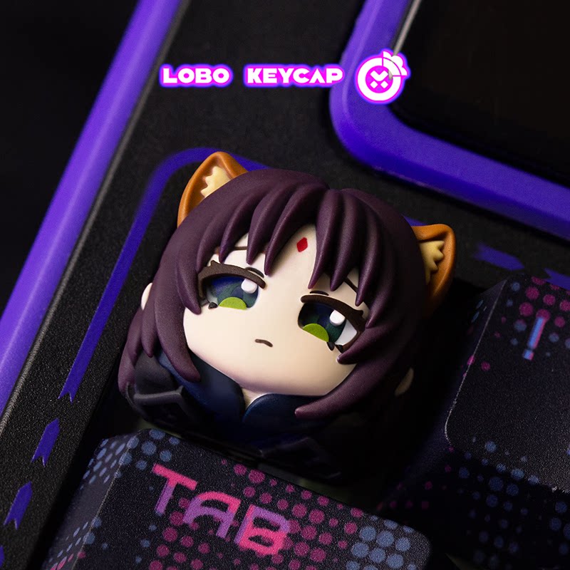 Lobo Keycap Creative Anime Art - Gaming Accessories In China review and price