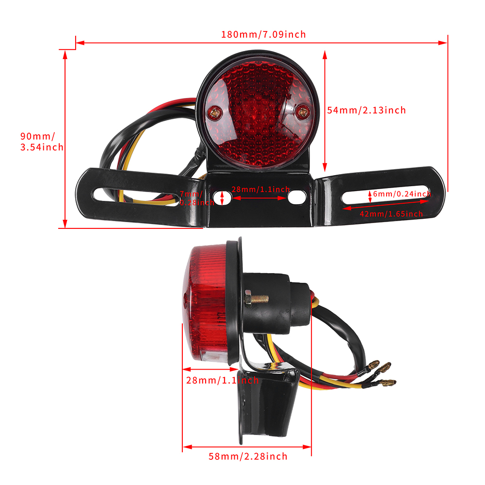 12V Halogen Moto Rear Lights M - Gaming Accessories Rack review and price