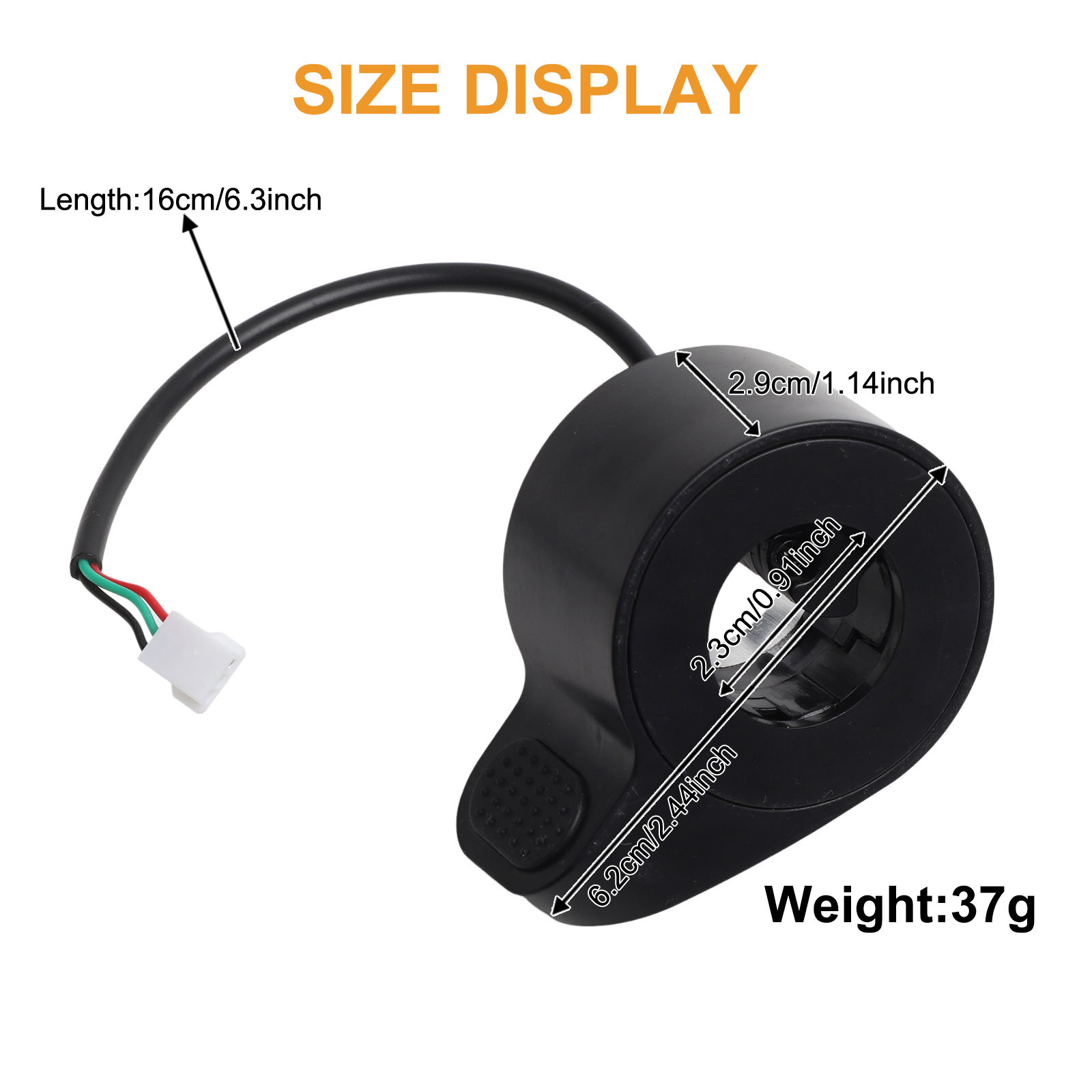 1 Pc Electric Scooter Thumb Th - Gaming Accessories Rack review and price