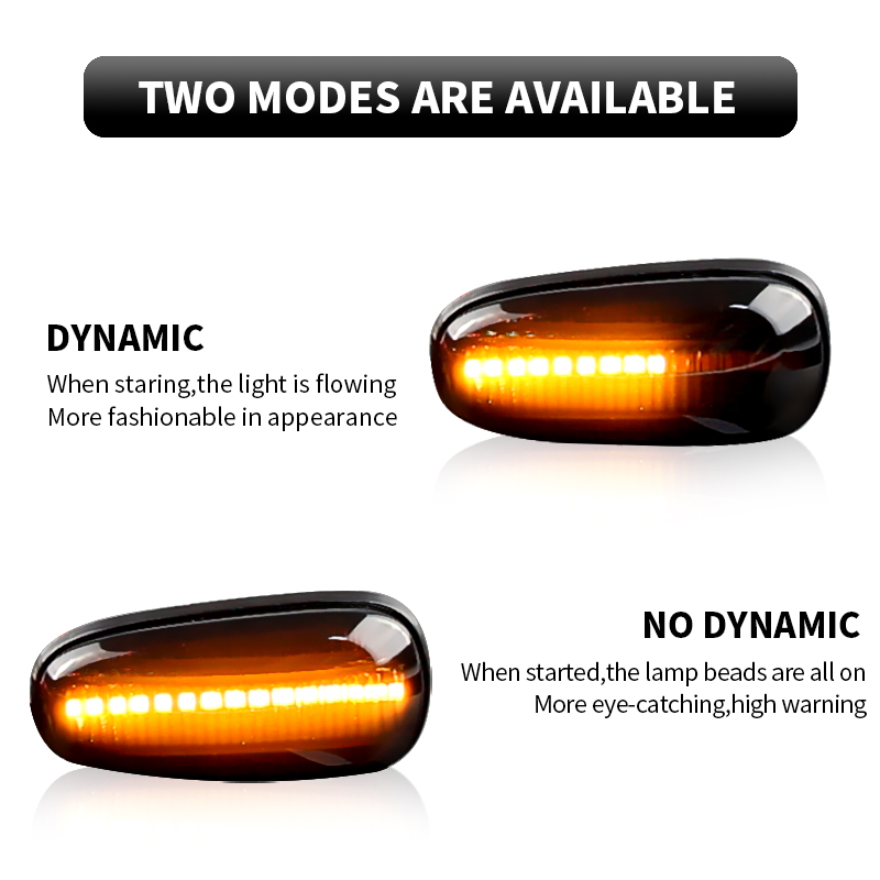 2PCS LED Dynamic Side Marker L - Gaming Accessories Rack review and price