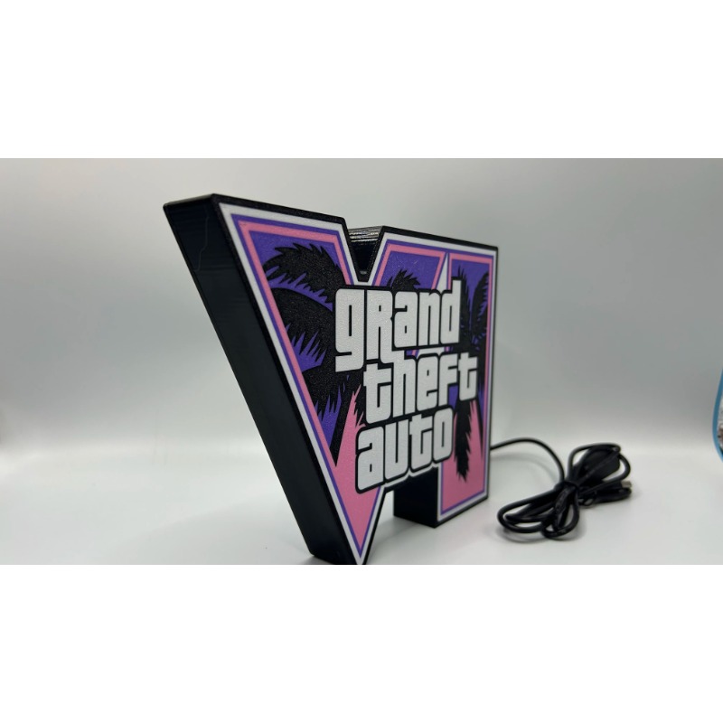 GTA 6 Grand Theft Auto VI LED  - Accessories For Your Gaming Room review and price